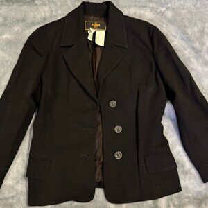 Fendi Black 3-Button Blazer - Size 42